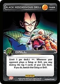 Image for Black Mischievous Drill (Panini: Set 1) (R123) - Dragon Ball Z TCG