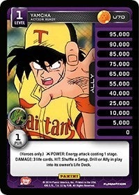 Image for Yamcha - Action Ready (Panini: Set 1) (U70) - Dragon Ball Z TCG