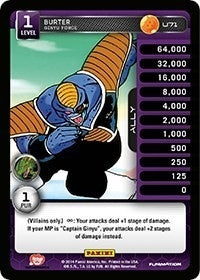 Image for Burter - Ginyu Force (Panini: Set 1) (U71) - Dragon Ball Z TCG