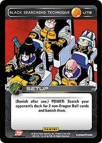 Image for Black Searching Technique (Panini: Set 1) (U73) - Dragon Ball Z TCG