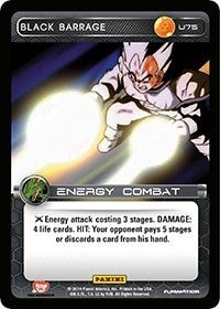 Image for Black Barrage (Panini: Set 1) (U75) - Dragon Ball Z TCG