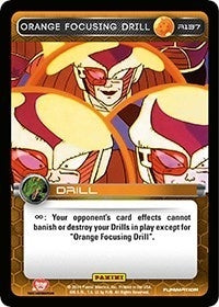 Image for Orange Focusing Drill (Panini: Set 1) (R137) - Dragon Ball Z TCG