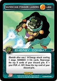 Image for Namekian Finger Lasers (Panini: Set 1) (U85) - Dragon Ball Z TCG