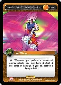Image for Orange Energy Phasing Drill (Panini: Set 1) (U91) - Dragon Ball Z TCG