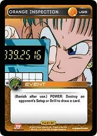 Image for Orange Inspection (Panini: Set 1) (U93) - Dragon Ball Z TCG
