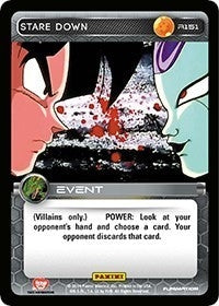 Image for Stare Down (Panini: Set 1) (R151) - Dragon Ball Z TCG