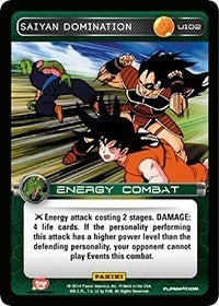 Image for Saiyan Domination (Panini: Set 1) (U102) - Dragon Ball Z TCG