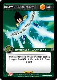 Image for Saiyan Multi-blast (Panini: Set 1) (U104) - Dragon Ball Z TCG