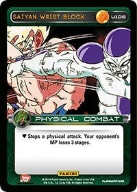 Image for Saiyan Wrist Block (Panini: Set 1) (U106) - Dragon Ball Z TCG