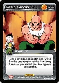 Image for Battle Pausing (Panini: Set 1) (U108) - Dragon Ball Z TCG