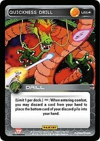 Image for Quickness Drill (Panini: Set 1) (U114) - Dragon Ball Z TCG