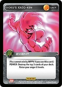 Image for Goku's Kaio-Ken (Panini: Set 1) (U117) - Dragon Ball Z TCG
