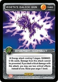 Image for Vegeta's Galick Gun (Panini: Set 1) (R160) - Dragon Ball Z TCG