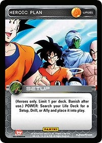Image for Heroic Plan (Panini: Set 1) (UR161) - Dragon Ball Z TCG