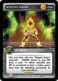 Image for Vegeta's Anger (Panini: Set 1) (U120) - Dragon Ball Z TCG