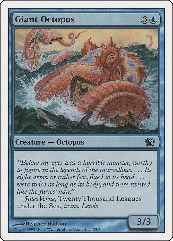 Image for Giant Octopus (8th Edition) (S3) - Magic: The Gathering