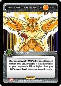 Image for Captain Ginyu's Body Switch (Panini Promo Cards) (P19) - Dragon Ball Z TCG