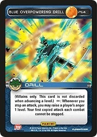 Image for Blue Overpowering Drill (Heroes & Villains) (Panini Promo Cards) (P14) - Dragon Ball Z TCG