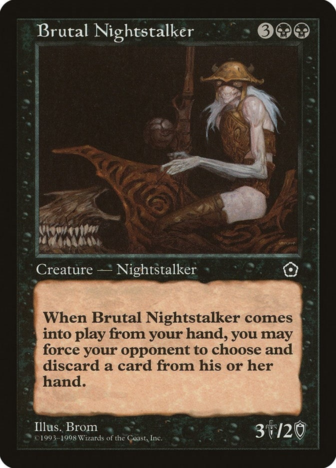 Image for Brutal Nightstalker (Portal Second Age) - Magic: The Gathering