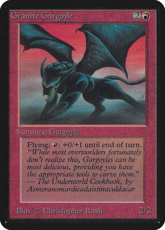Image for Granite Gargoyle (Alpha Edition) - Magic: The Gathering