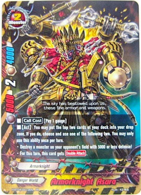 Image for Armorknight Asura (Mikado Evolution) (H-BT04/0012EN) - Future Card BuddyFight