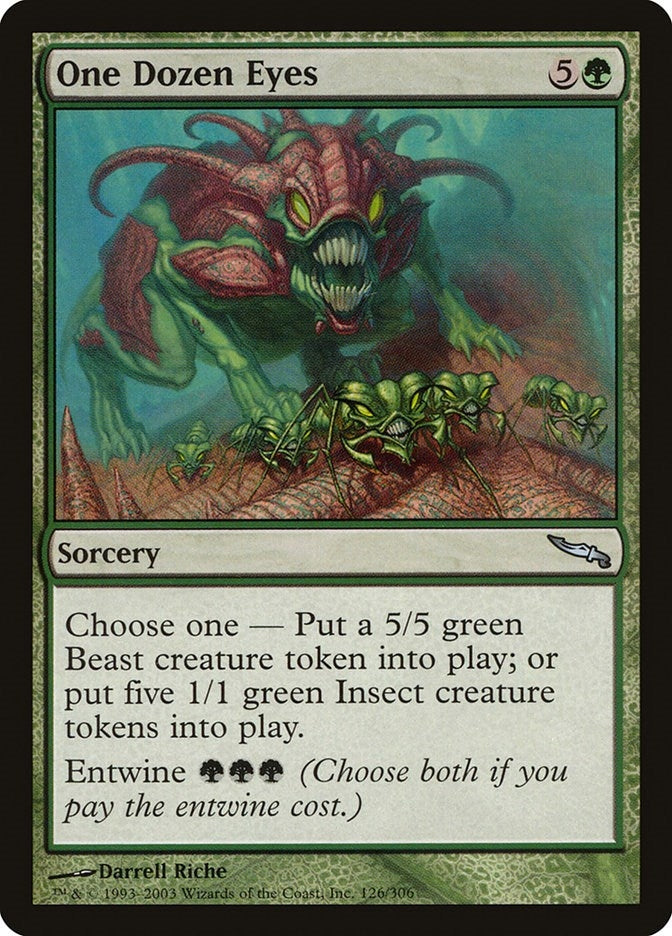 Image for One Dozen Eyes (Mirrodin) (126) - Magic: The Gathering