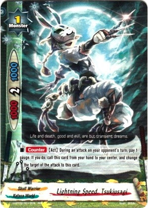 Image for Lightning Speed, Tsukiusagi (Galaxy Burst) (H-BT02/0012EN) - Future Card BuddyFight
