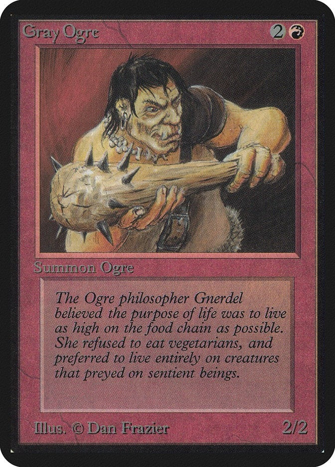 Image for Gray Ogre (Alpha Edition) - Magic: The Gathering