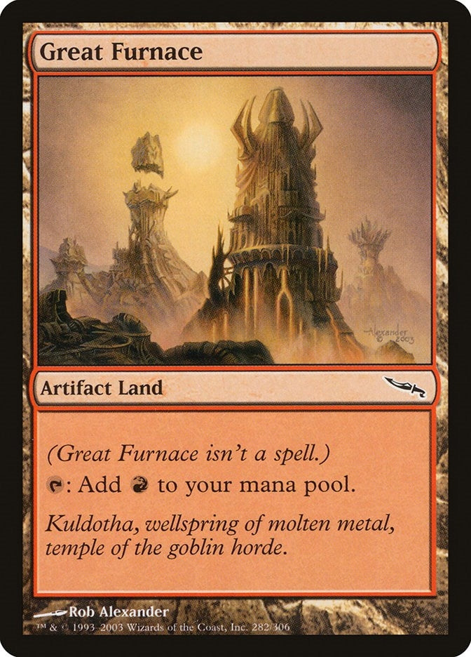 Image for Great Furnace (Mirrodin) (282) - Magic: The Gathering
