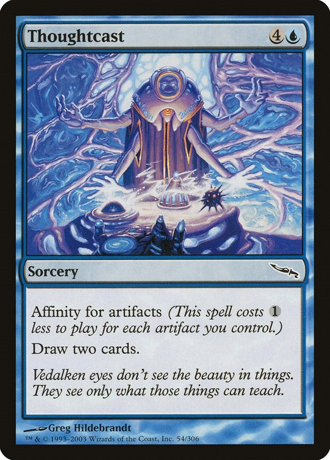 Image for Thoughtcast (Mirrodin) (54) - Magic: The Gathering