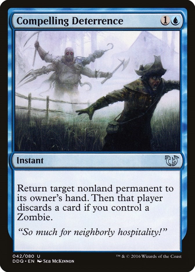 Image for Compelling Deterrence (Duel Decks: Blessed vs. Cursed) (42) - Magic: The Gathering