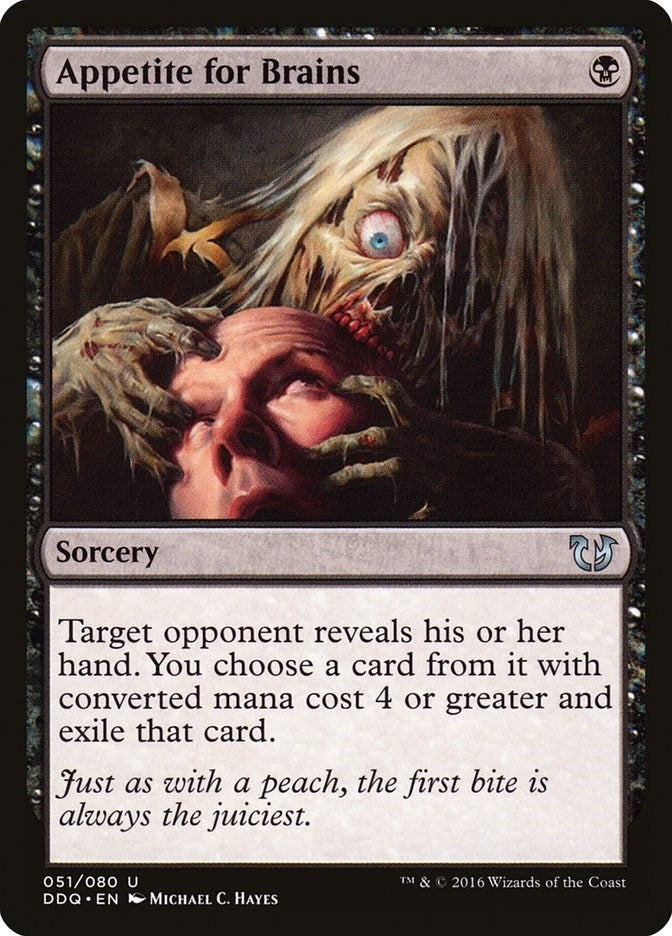 Image for Appetite for Brains (Duel Decks: Blessed vs. Cursed) (51) - Magic: The Gathering