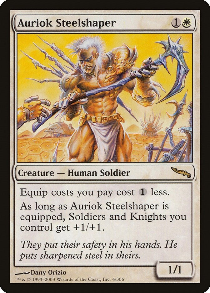 Image for Auriok Steelshaper (Mirrodin) (4) - Magic: The Gathering