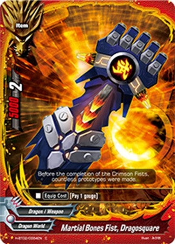 Image for Martial Bones Fist, Dragosquare (Galaxy Burst) (H-BT02/0084EN) - Future Card BuddyFight