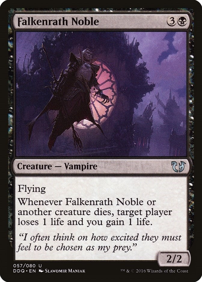 Image for Falkenrath Noble (Duel Decks: Blessed vs. Cursed) (57) - Magic: The Gathering