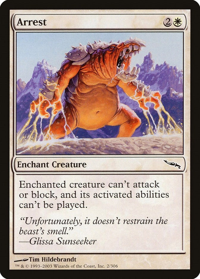 Image for Arrest (Mirrodin) (2) - Magic: The Gathering