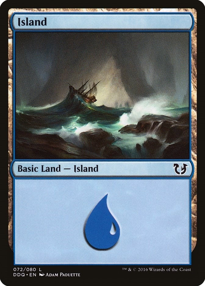 Image for Island (072) (Duel Decks: Blessed vs. Cursed) (72) - Magic: The Gathering