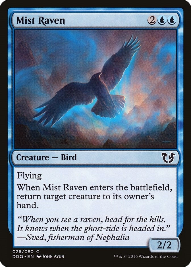 Image for Mist Raven (Duel Decks: Blessed vs. Cursed) (26) - Magic: The Gathering