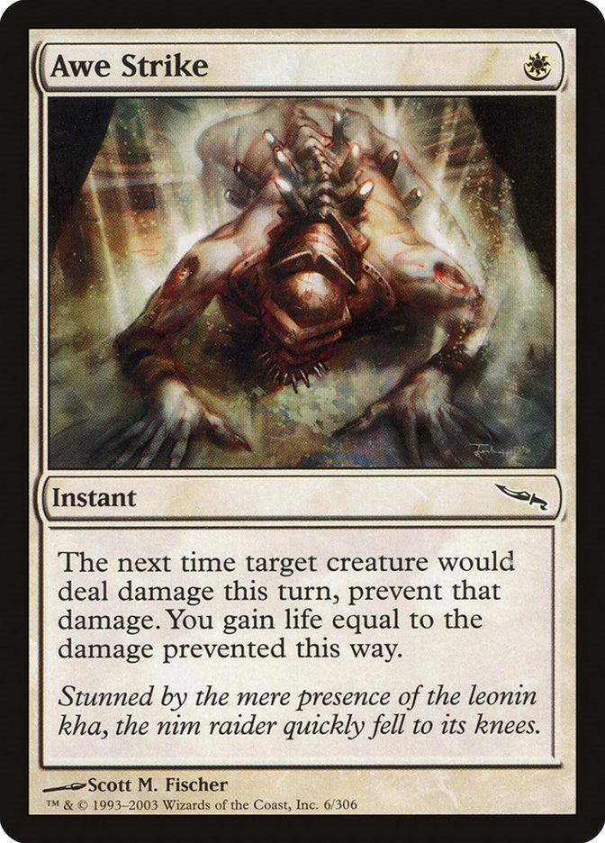 Image for Awe Strike (Mirrodin) (6) - Magic: The Gathering