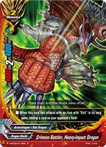 Image for Crimson Battler, Heavy-impact Dragon (Galaxy Burst) (H-BT02/0116EN) - Future Card BuddyFight