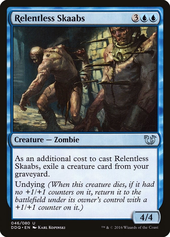 Image for Relentless Skaabs (Duel Decks: Blessed vs. Cursed) (46) - Magic: The Gathering