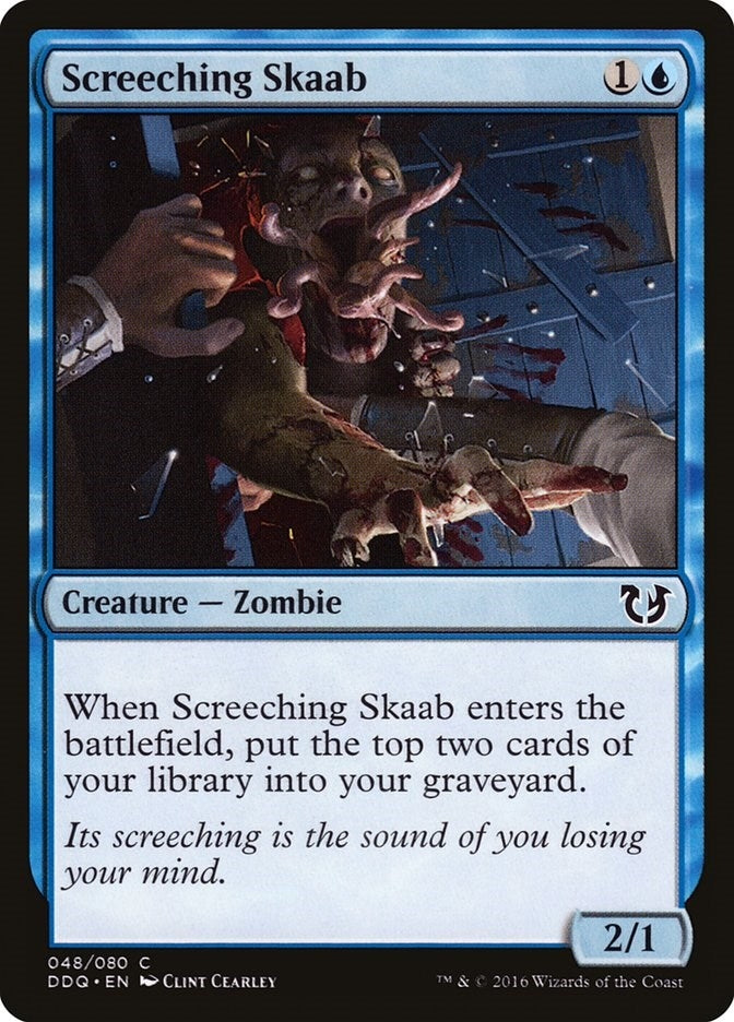 Image for Screeching Skaab (Duel Decks: Blessed vs. Cursed) (48) - Magic: The Gathering