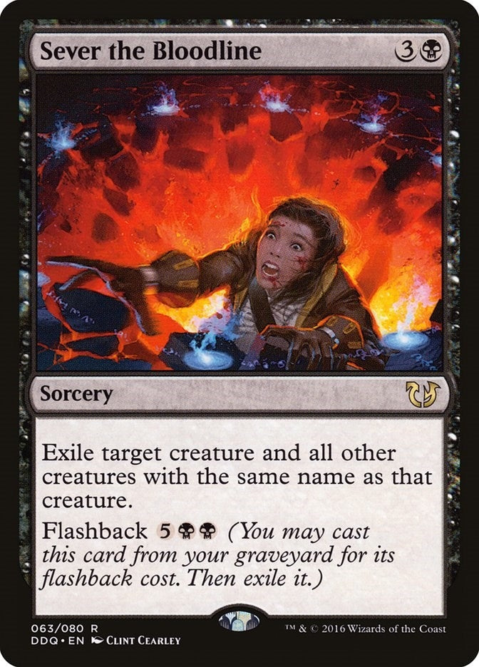 Image for Sever the Bloodline (Duel Decks: Blessed vs. Cursed) (63) - Magic: The Gathering