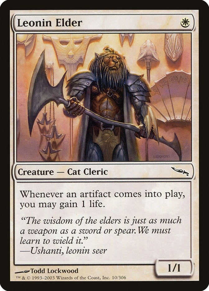 Image for Leonin Elder (Mirrodin) (10) - Magic: The Gathering