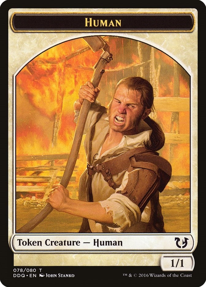 Image for Human Token (Duel Decks: Blessed vs. Cursed) (78) - Magic: The Gathering