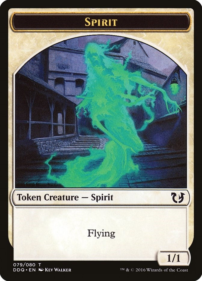 Image for Spirit Token (Duel Decks: Blessed vs. Cursed) (79) - Magic: The Gathering