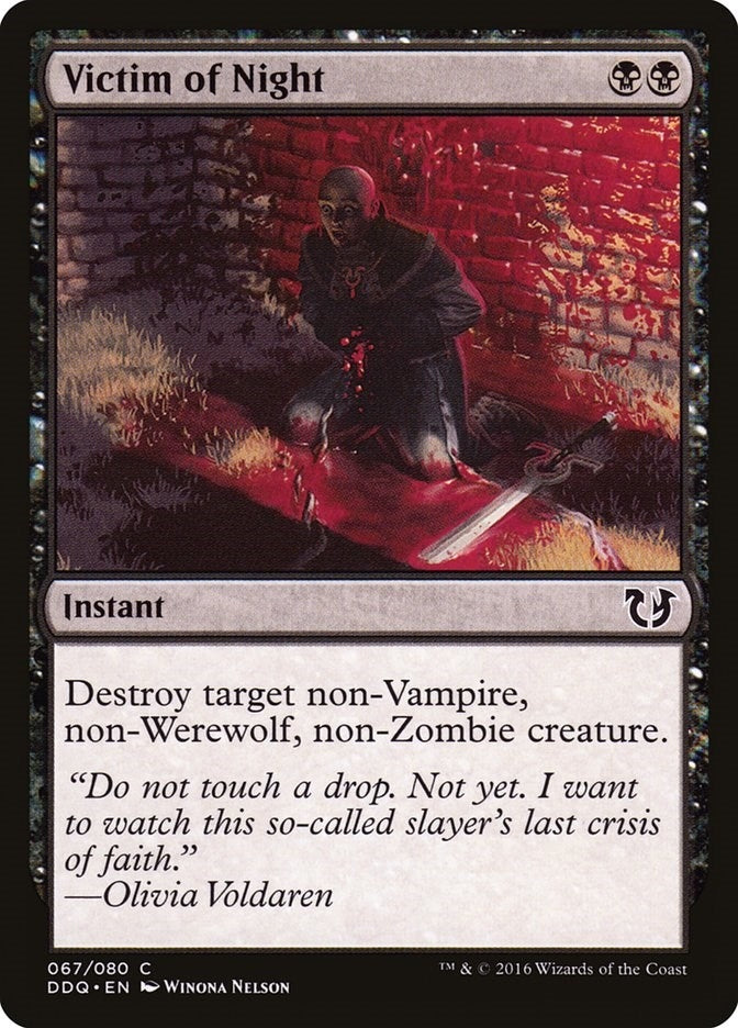 Image for Victim of Night (Duel Decks: Blessed vs. Cursed) (67) - Magic: The Gathering