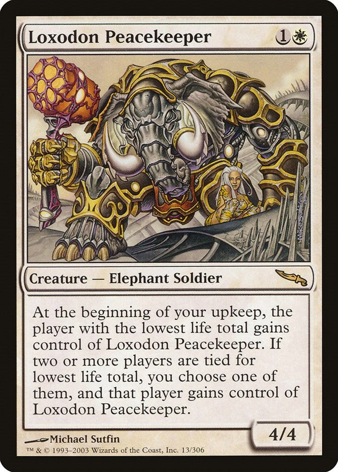 Image for Loxodon Peacekeeper (Mirrodin) (13) - Magic: The Gathering