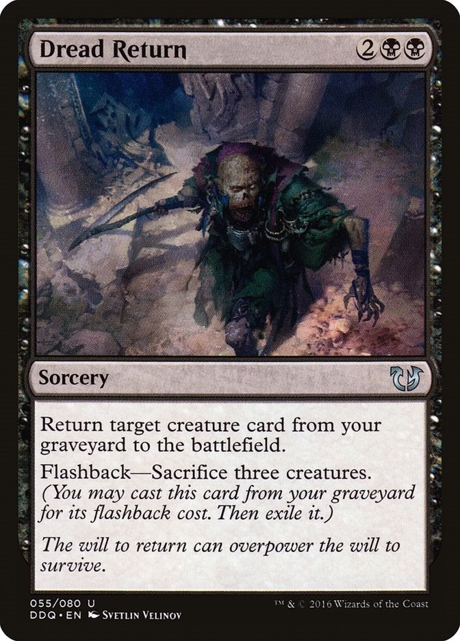 Image for Dread Return (Duel Decks: Blessed vs. Cursed) (55) - Magic: The Gathering