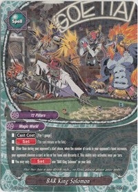Image for BAR King Solomon (Terror of the Inverse Omni Lords) (H-PP01/0024EN) - Future Card BuddyFight